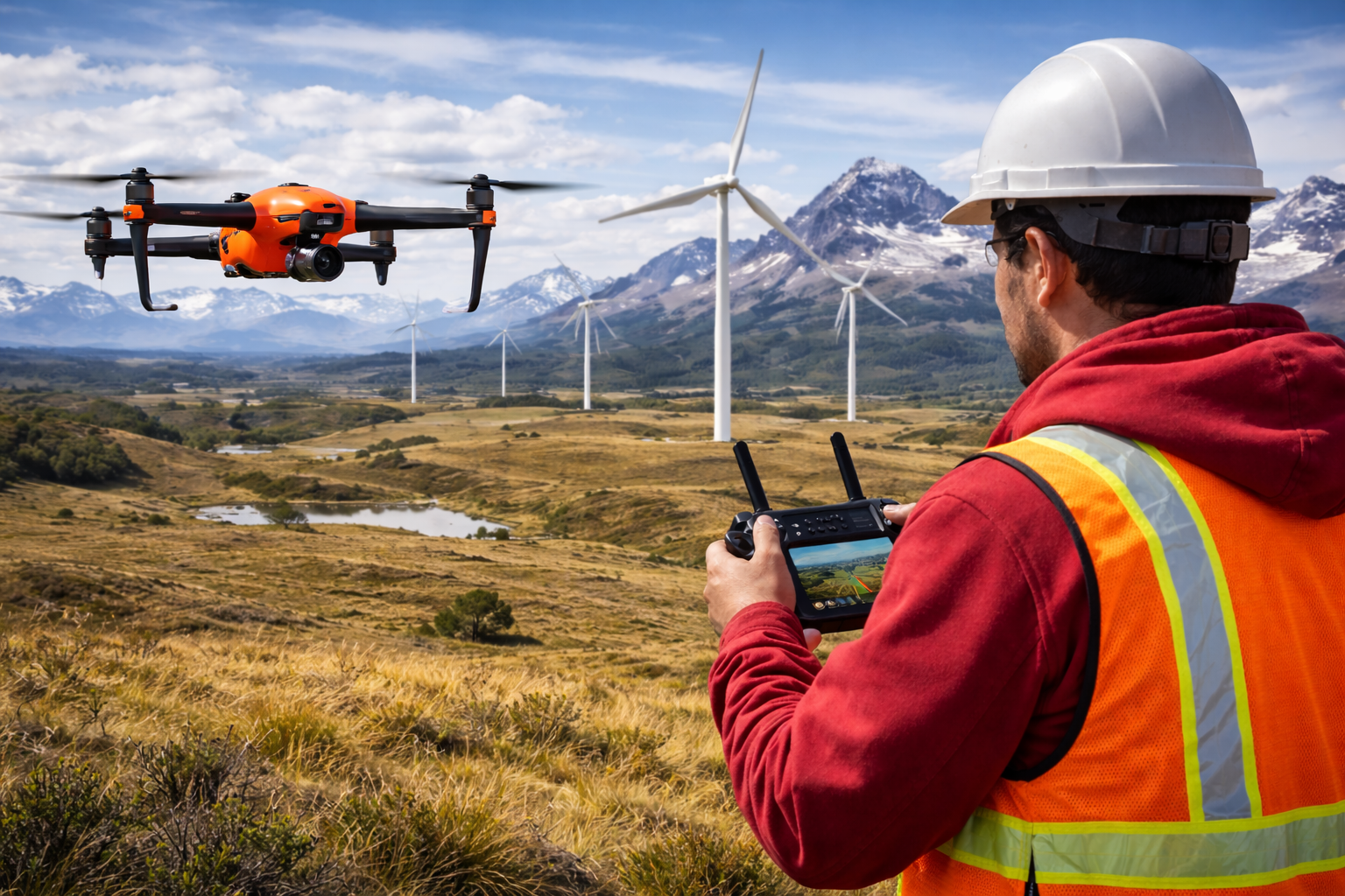 Fotogrametría con dron Puerto Natales